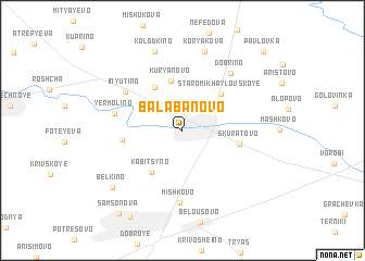 map of Balabanovo