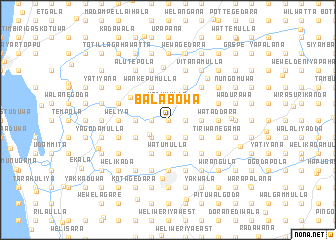 map of Balabowa