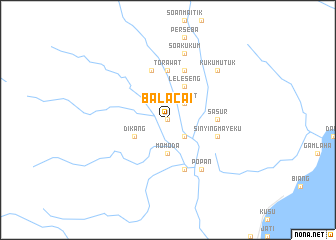 map of Balacai