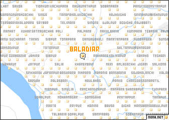 map of Bālādiār