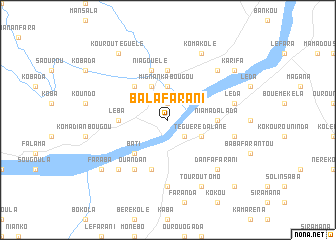 map of Balafarani
