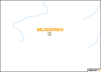 map of Balagannakh