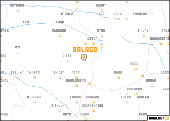 map of Balago