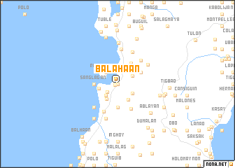 map of Balahaan