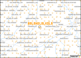 map of Bālā Helāl Kolā