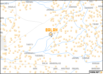 map of Balāh