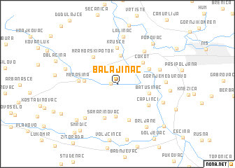 map of Balajinac