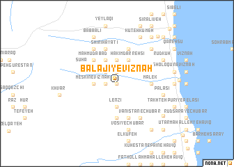 map of Balājī-ye Vīznah