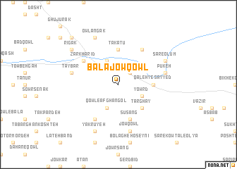 map of Bālā Jow Qowl