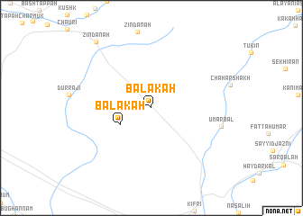 map of Balakah