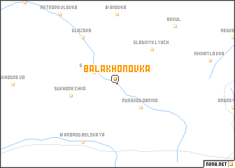 map of Balakhonovka