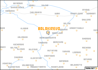 map of Balakirevo