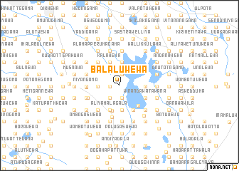 map of Balaluwewa