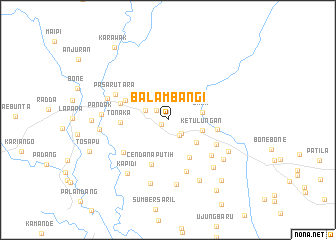 map of Balambangi