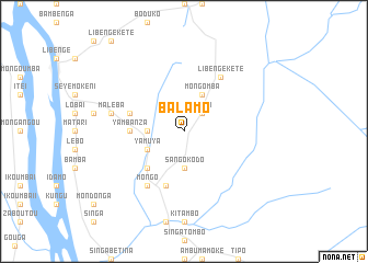 map of Balamo