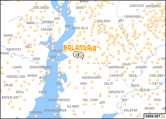 map of Balānda