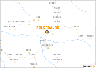 map of Balandjwok