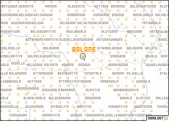 map of Balane