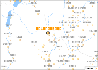 map of Balangabang