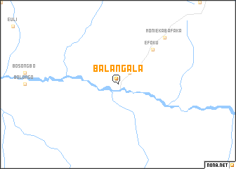 map of Balangala