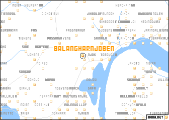 map of Balanghar Njoben