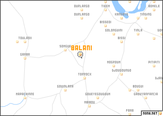 map of Balani