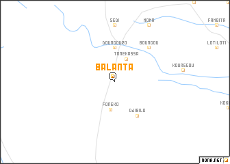 map of Balanta