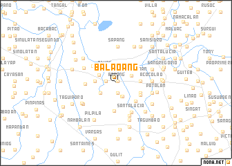 map of Balaoang