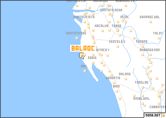 map of Balaoc