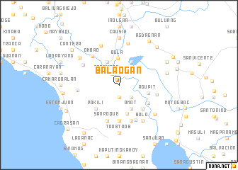 map of Balaogan