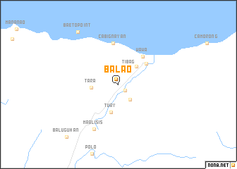 map of Balao