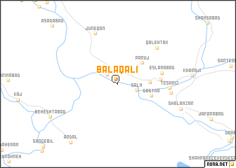 map of Bālāqalī