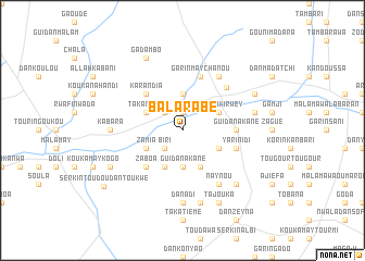 map of Balarabé