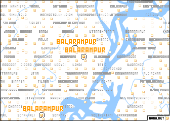 map of Balarāmpur