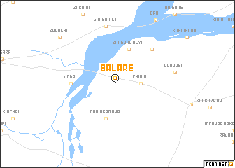 map of Balare
