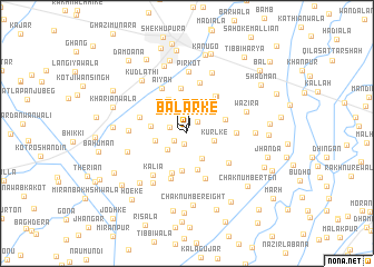 map of Balarke