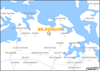 map of Balashovka