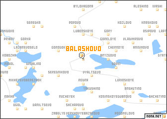 map of Balashovo
