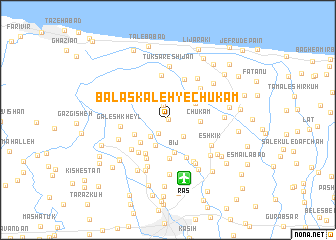 map of Balaskaleh-ye Chūkām