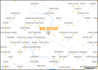 map of Balasson