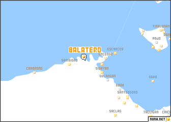 map of Balatero