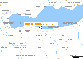 map of Balatonmáriafürdő