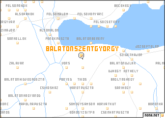 map of Balatonszentgyörgy