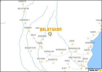 map of Balatukan