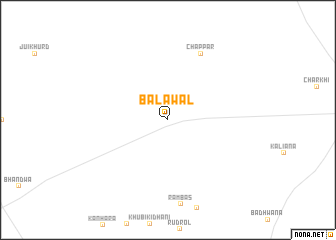 map of Balāwal