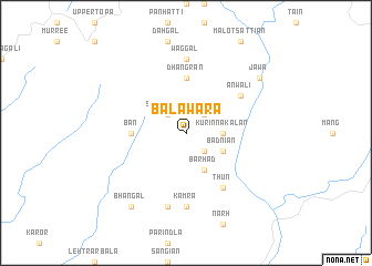 map of Balāwara