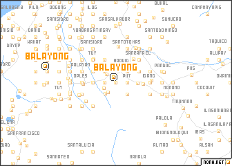 map of Balayong