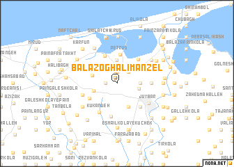 map of Bālā Z̄oghālī Manzel