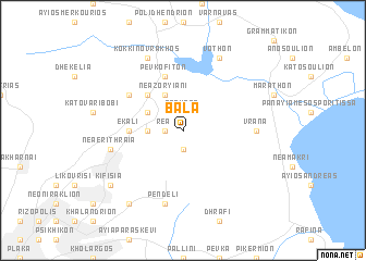map of Bála
