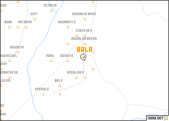 map of Bala